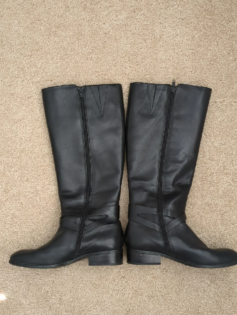 Ralph Lauren Mariah Buckle Riding Boots
